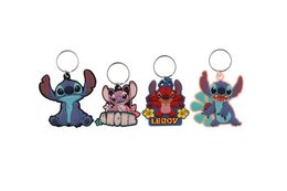 Přívěsek na klíče/Klíčenka Lilo & Stitch gumový 9cm mix druhů v sáčku