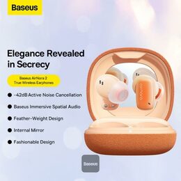Bluetooth sluchátka Baseus AirNora 2 oranžové