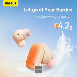 Bluetooth sluchátka Baseus AirNora 2 oranžové