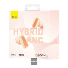 Bluetooth sluchátka Baseus AirNora 2 oranžové
