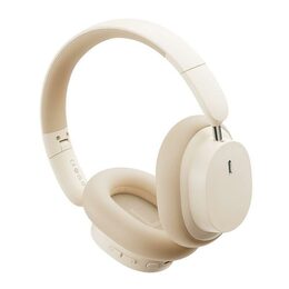 Bluetooth sluchátka Baseus Bowie D05 krémově bílé
