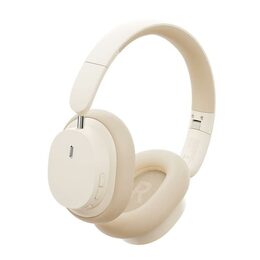 Bluetooth sluchátka Baseus Bowie D05 krémově bílé
