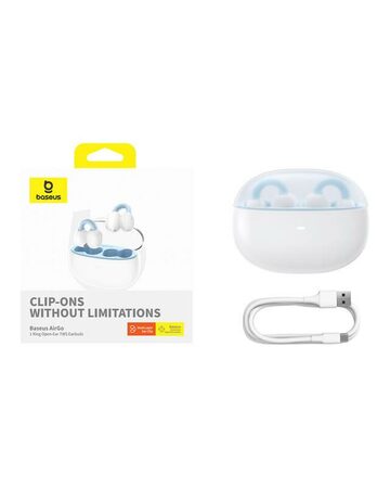 Bluetooth sluchátka Baseus AirGo 1 TWS bílé