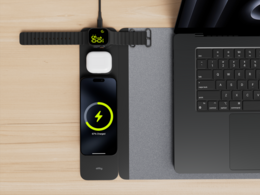 Podložka na stůl pod notebook Allity ALP-100 s bezdrátovým nabíjením 3v1 černá