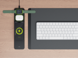 Podložka na stůl pod notebook Allity ALP-100 s bezdrátovým nabíjením 3v1 černá
