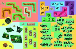 Samolepková únikovka Chatrč v lese 20x26cm CZ verze