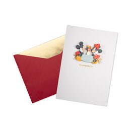 Mickey a Minnie s květinami