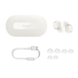 Bluetooth sluchátka Baseus Bowie EZ10 bílé