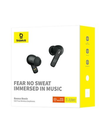 Bluetooth sluchátka Baseus Bowie E20 černé