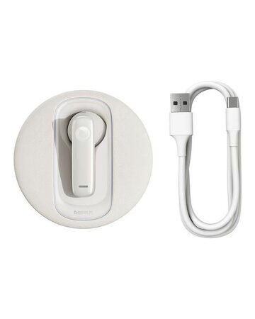 Chytré Bluetooth sluchátko Baseus Bowie CM10 bílé