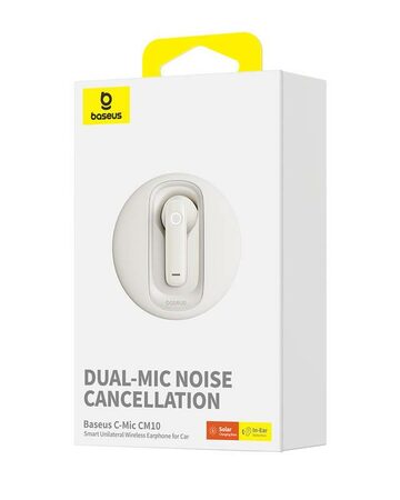 Chytré Bluetooth sluchátko Baseus Bowie CM10 bílé