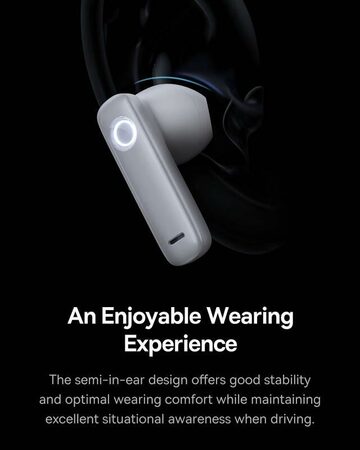 Chytré Bluetooth sluchátko Baseus Bowie CM10 bílé
