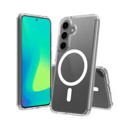 Magnetický kryt Spello Mag+ Pro Samsung Galaxy S24/S25 5G transparentní