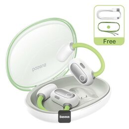 Bluetooth sluchátka Baseus Eli Sport 1 Open-Ear TWS Aurora Green
