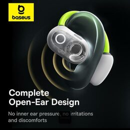 Bluetooth sluchátka Baseus Eli Sport 1 Open-Ear TWS Aurora Green