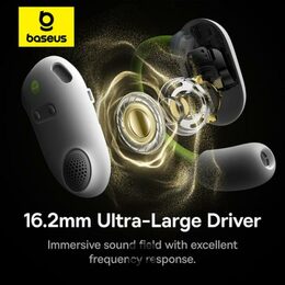 Bluetooth sluchátka Baseus Eli Sport 1 Open-Ear TWS Aurora Green