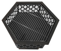 Ohniště Cattara HEXAGON copper patina s poklopem
