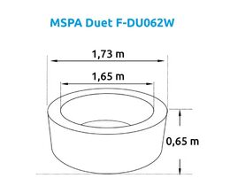 Nafukovací vířivka Marimex  MSPA Duet F-DU062W