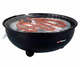 ALPINA Stolní elektrický gril kulatý 1250W ED-218208