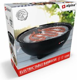ALPINA Stolní elektrický gril kulatý 1250W ED-218208
