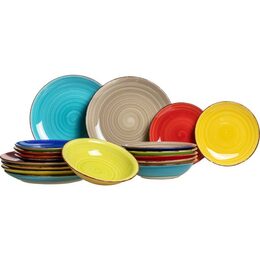 HIT Jídelní sada talířů Malaga 18 ks HT-24327112