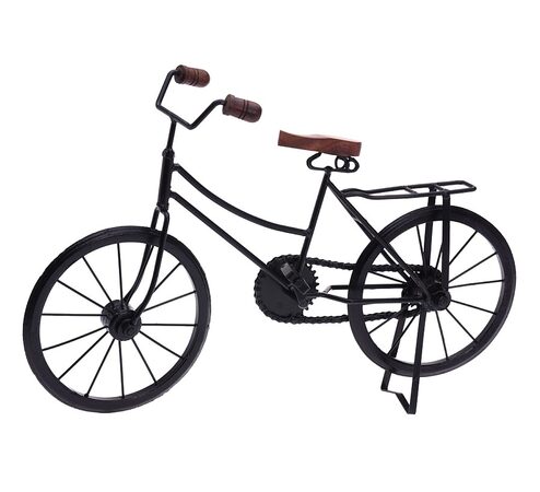HOMESTYLING Dekorace stojící BICYKL 47 cm černá KO-A78100010cern