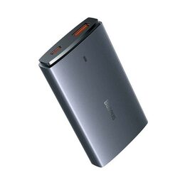 Nabíječka do sítě Baseus GaN5 Pro Ultra Slim USB-C/USB-A 65 W šedá
