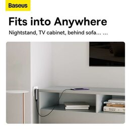 Nabíječka do sítě Baseus GaN5 Pro Ultra Slim USB-C/USB-A 65 W šedá