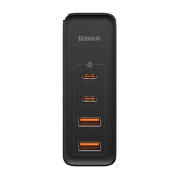 Rychlonabíječka do sítě Baseus GaN Pro Quick Charge, 2xUSB-C 2xUSB-A 100W černá