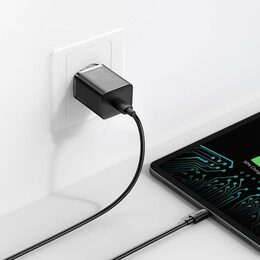 Rychlonabíječka do sítě Baseus Super Si USB-C PD QC 30W černá