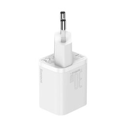 Rychlonabíječka do sítě Baseus Super Si USB-C PD QC 30W bílá