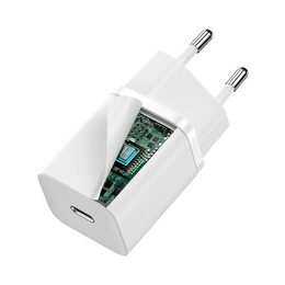 Rychlonabíječka do sítě Baseus Super Si USB-C PD QC 30W bílá
