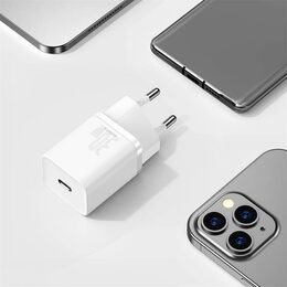 Rychlonabíječka do sítě Baseus Super Si USB-C PD QC 30W bílá