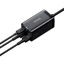 Rychlonabíječka do sítě Baseus GaN3 Pro, 2x USB-C, 2x USB 65W černá