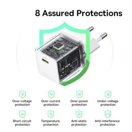 Rychlonabíječka do sítě Baseus Palm 30W USB-C PD QC 3.0 bílá