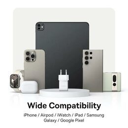 Rychlonabíječka do sítě Baseus Palm 30W USB-C PD QC 3.0 bílá