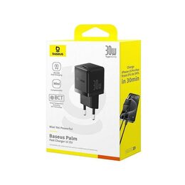 Rychlonabíječka do sítě Baseus Palm 30W USB-C PD QC 3.0 černá