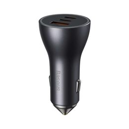 Nabíječka do auta Baseus Magic 2x USB-C, USB 65W černá