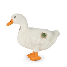 Rappa Plyšová kachna bílá 33 cm ECO-FRIENDLY