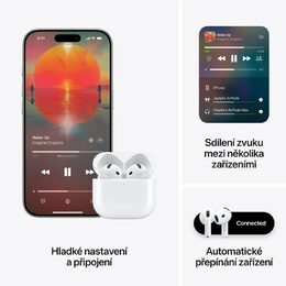 Sluchátka Apple AirPods (4. generace) s aktivním potlačením hluku