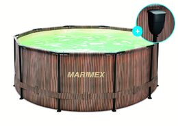 Bazén Marimex Florida 3,66x0,99 m se skimmerem- motiv TEAK