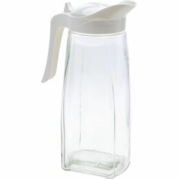 EXCELLENT Skleněná konvice na čaj i vodu 1,5 l bílá KO-024001980bila