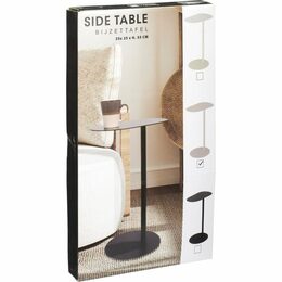 HOMESTYLING Černý odkládací stolek kovový 35 x 53 cm KO-HZ1234230