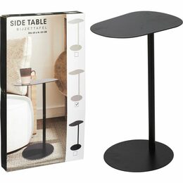 HOMESTYLING Černý odkládací stolek kovový 35 x 53 cm KO-HZ1234230