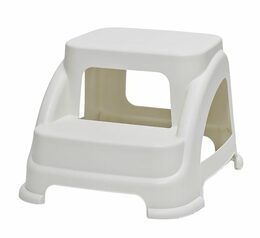 EXCELLENT Schůdky plastové do 150kg 43x37,5x28cm krémová KO-027100370krem