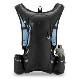 Spokey SPRINTER Sportovní, cyklistický a běžecký batoh, 5 l, černo-modrý