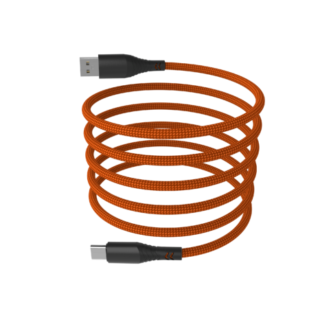 Kabel Hammer USB/USB-C 65W 1m oranžový