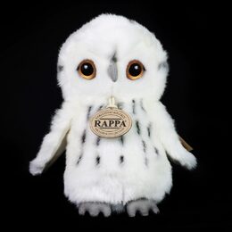 Rappa Plyšová sova bílá 18 cm ECO-FRIENDLY
