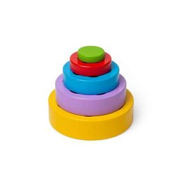 Bigjigs Toys Skládací květinová věž