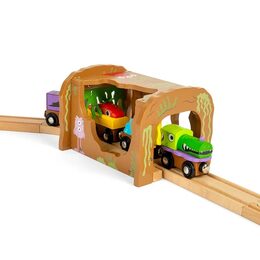 Bigjigs Rail Dřevěný tunel Příšerky